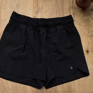 Apana Black Athletic Shorts